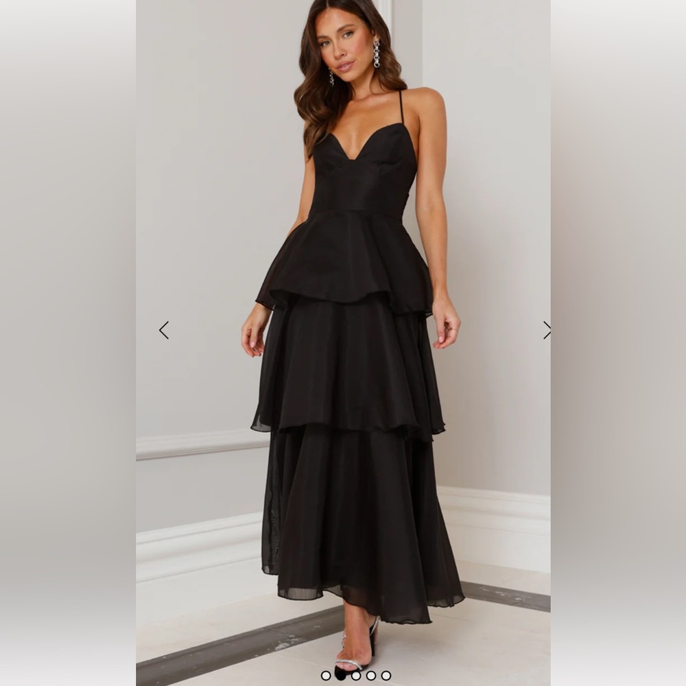 Hello Molly Black Backless Dress